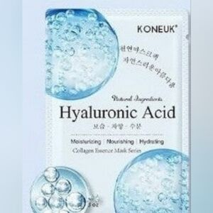 ‼️5/25‼️ Hyaluronic Acid Collagen Essence Mask - Blue 1 Sheet NWT